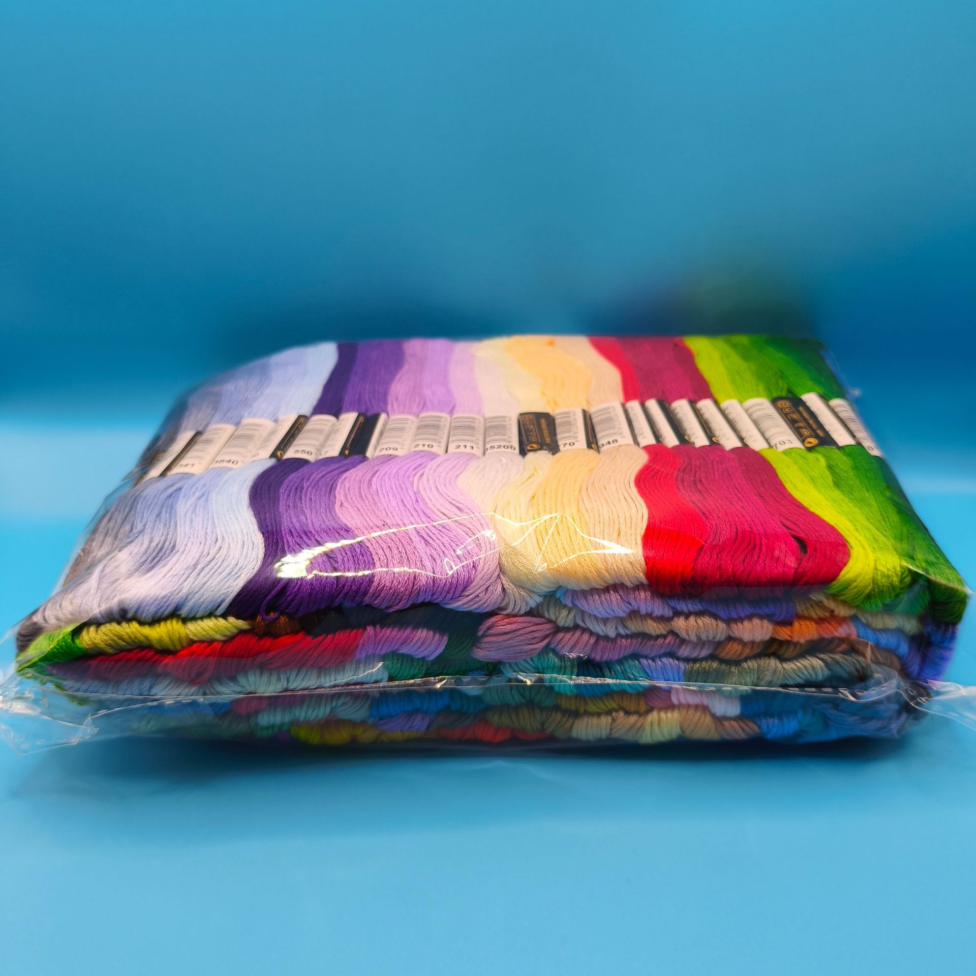 200 color 100 color 50 color cross embroidery thread embroidery thread 6 strands 8 meter branch diy embroidery tool material suit batch