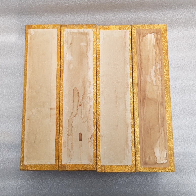 Yellow Box Celebrity Qi Baishi Zhang Daqian Tang Yin with Seal Calligraphy and Painting Antique Antique Calligraphy and Painting Craft Yellow Box Painting Title