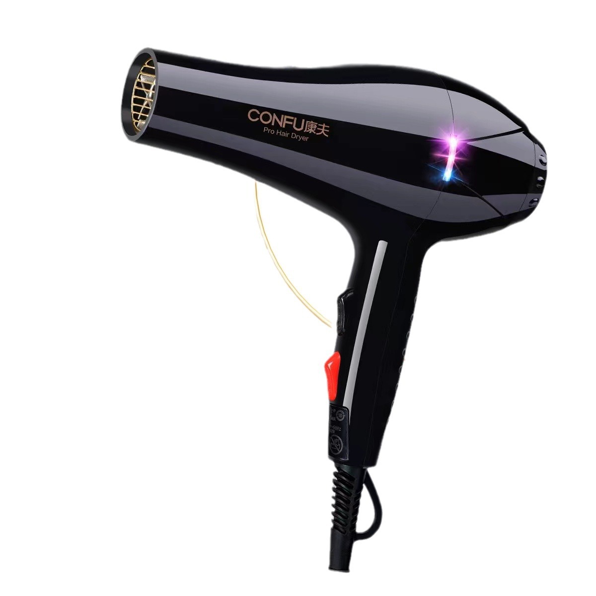 Kangfu hair dryer 2200W hot and cold air hair dryer high-power household hotel hair dryer hair salon hair dryer