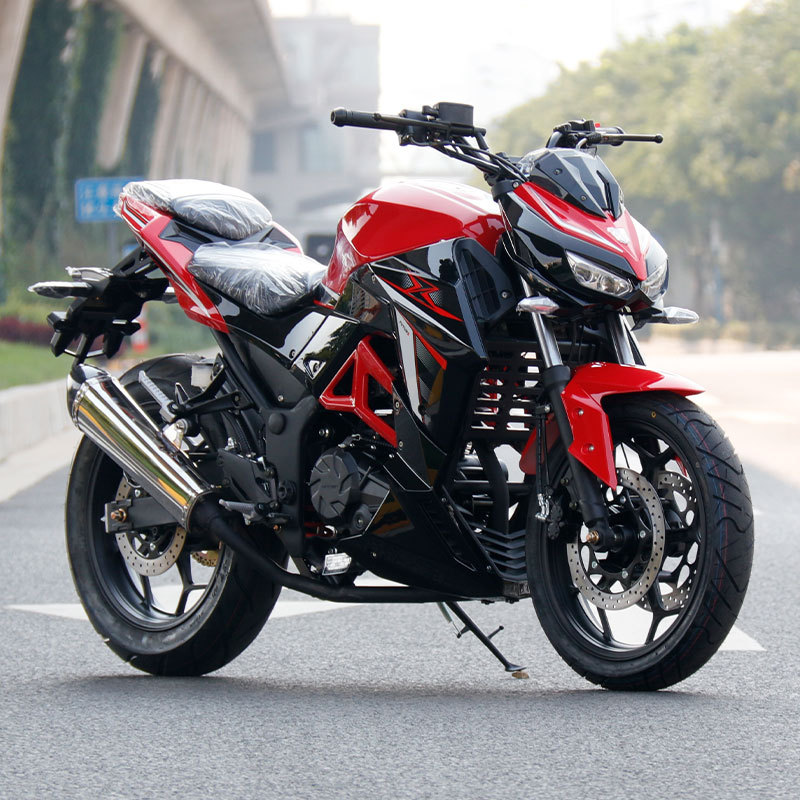 Foreign Trade Cross-Border Python Motorcycle Brand New National Four Electronic Injection Motorcycle Motorcycle Twin-Cylinder Air-Cooled Motorcycle Export