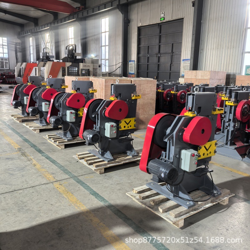 Multifunctional Punching and Shearing Machine for Angle Iron and Angle Steel, Punching and Cutting Machine for Channel Steel and Flat Steel, Integrated Punching and Cutting Machine