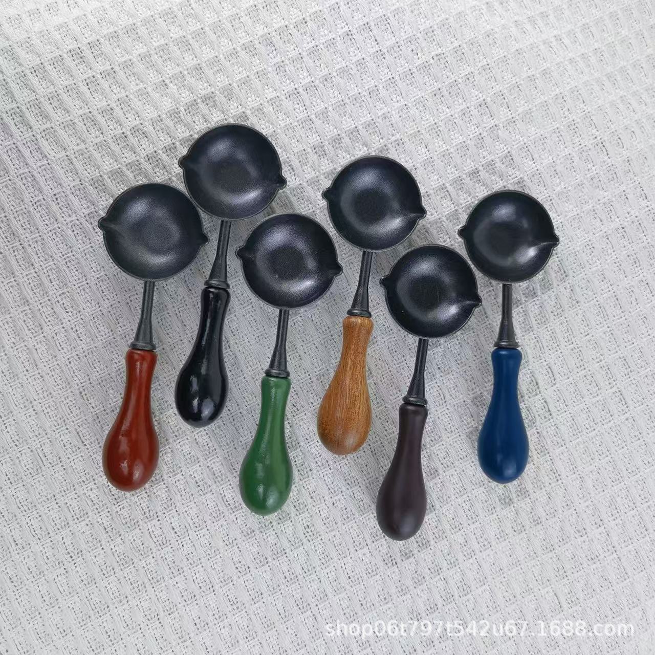 Non-Stick Wax Seal Spoon, Double-Ended Wax Seal Spoon, Wax Seal Heating Tool, Anti-Stick and Easy to Clean