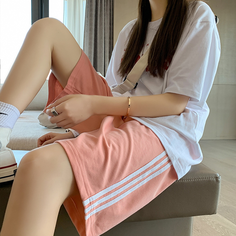 2025 New Arrival Shorts Slimming Straight Pants Women's Loose All-match Casual Wide-leg Pants Women's Outer Wear Sports Pants