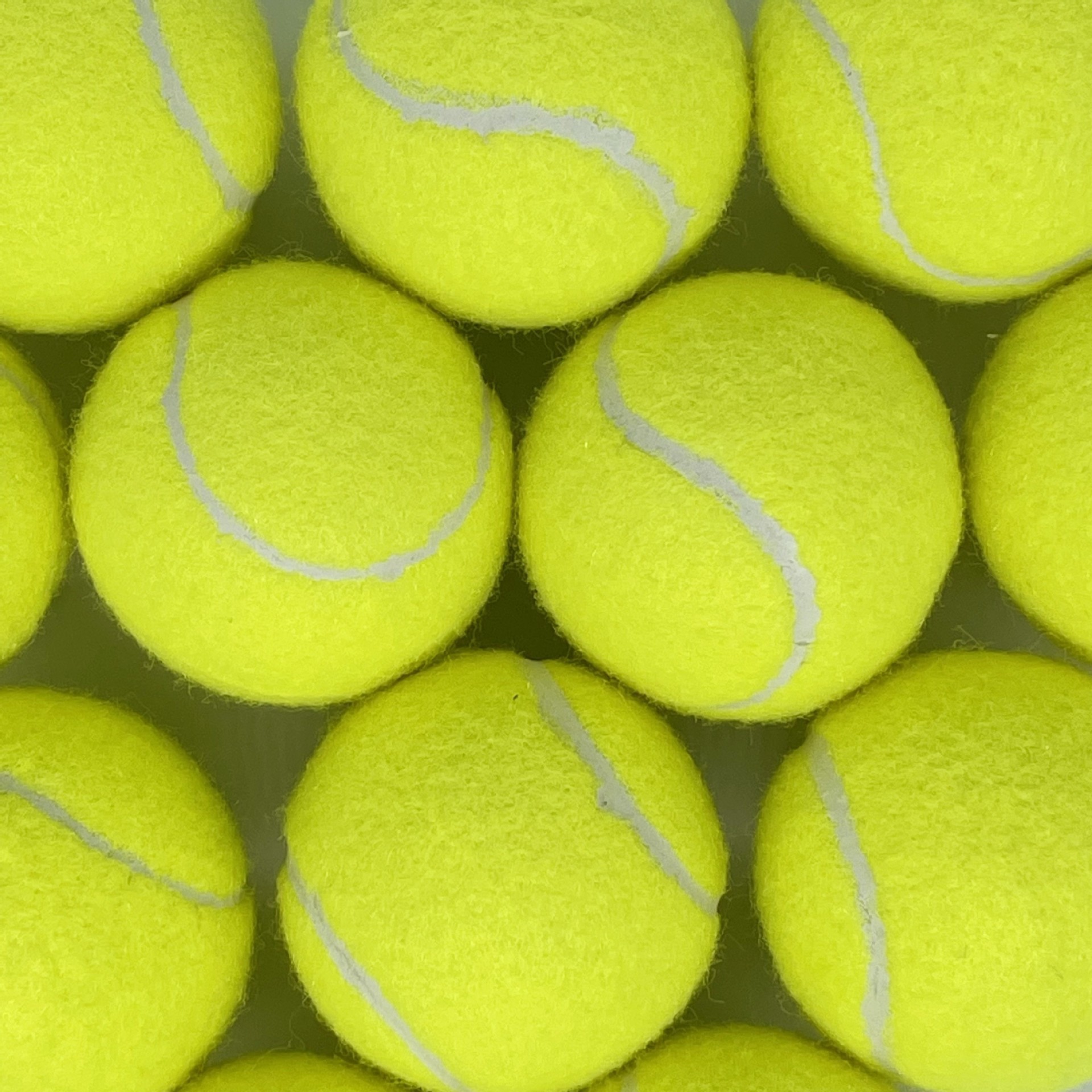 High Elastic and Durable Training Tennis Ball Monochrome Primary Color Tennis Ball High Elastic Tennis Training Ball