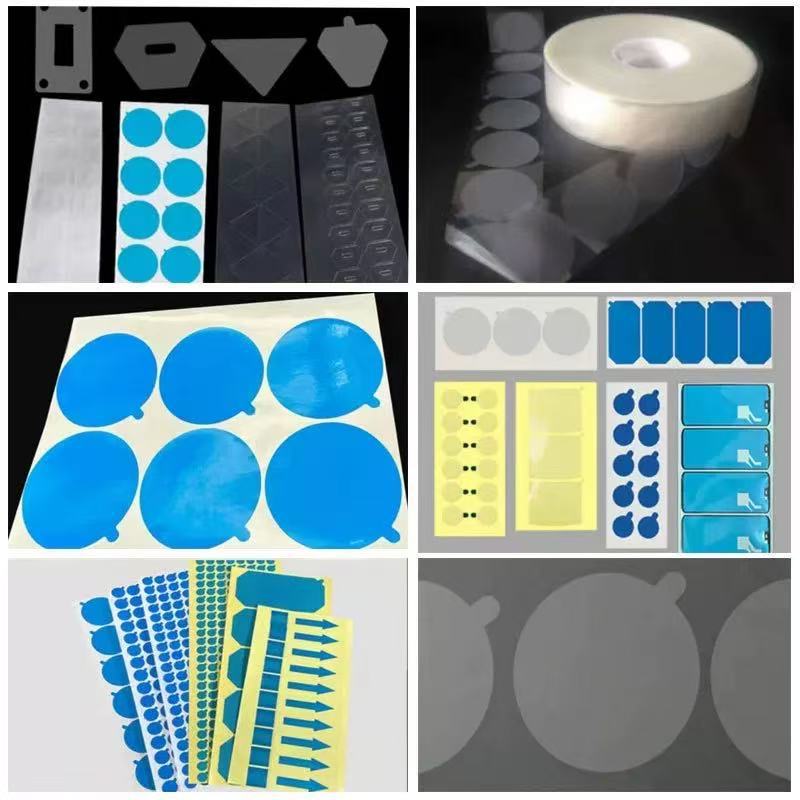 Прозрачная пленка ПЭ, синяя пленка ПВХ, электростатическая защитная пленка, круглая пылезащитная пленка, пленка для защиты лампочек