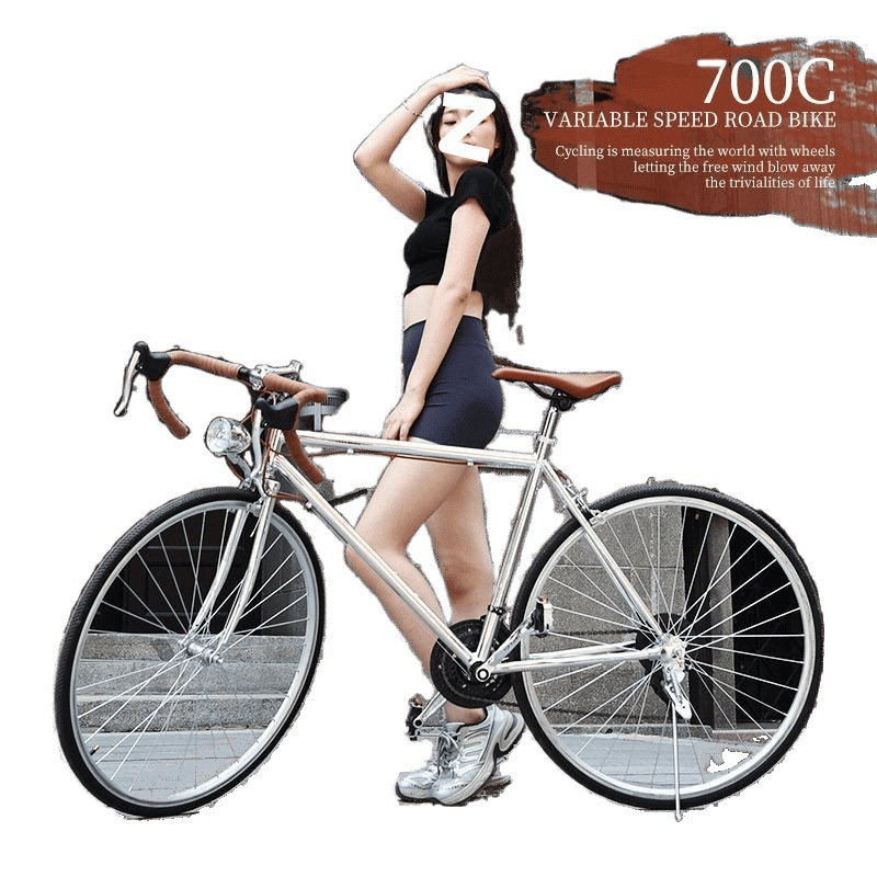 New British Style 700C Retro Variable Speed Road Bike Bicycle Outdoor Student Edition Walking Speed Portable Bike