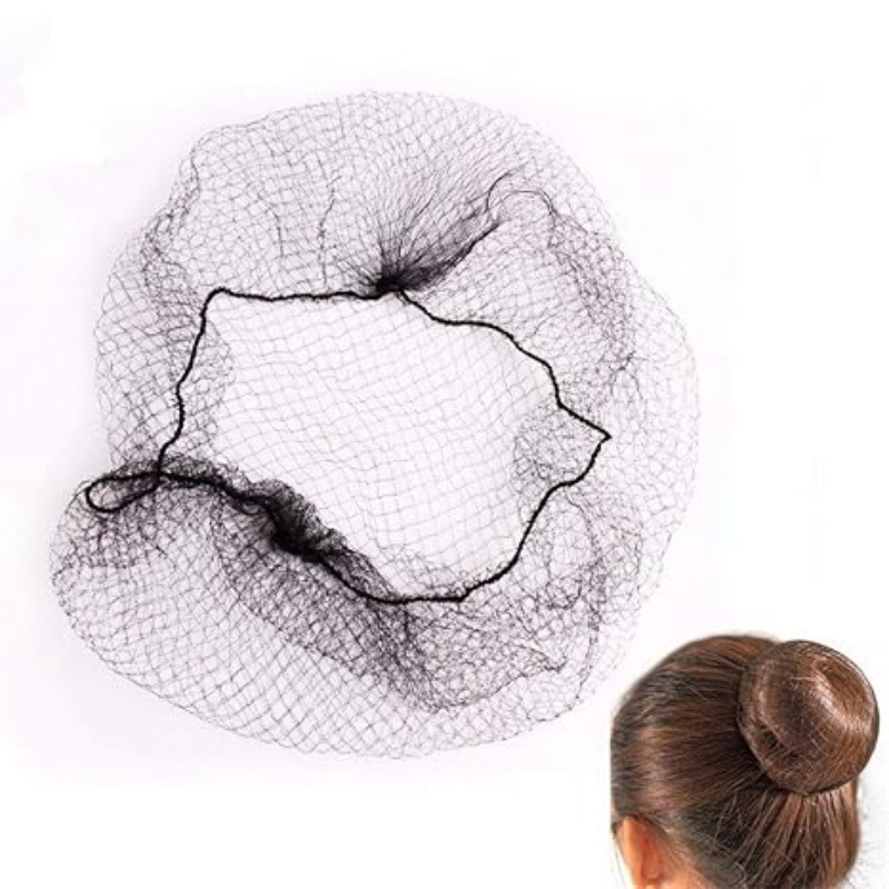 Pan hair net stewardess silver Hotel bank staff to take care of hair net invisible hair net