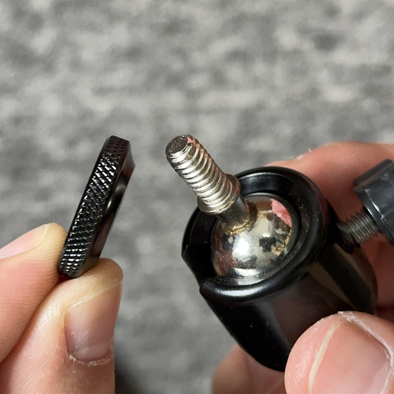 PTZ metal sheet replacement screw live mobile phone bracket accessories solid aluminum alloy gasket universal 1/4 screw