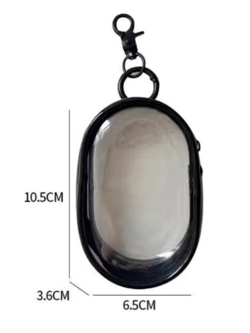 Labubu Bubble Matte Sliding Baby Bag PVC High Transparent Stereo Drying Baby Bag Hand-held Blind Box Display Box Data Line Charging