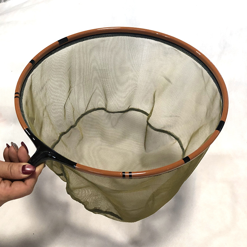 Quick-Drying Ultra-Light Fishing Net Head, Anti-Hanging, Quick-Change Cloth Net Head, Black Pit Fishing Net Head