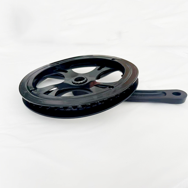 Driving Lithium Bike Bicycle Foldableing Chainring Aluminum Alloy Crank 48 Teeth * 170mm