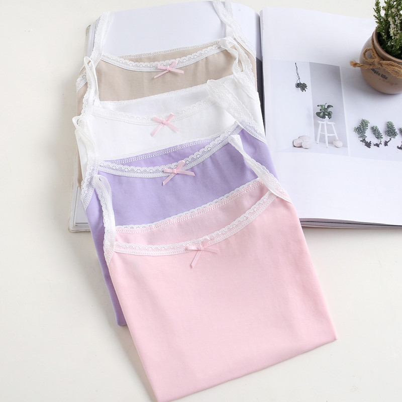 Девичий Летний Жилет 2023 Чистый Хлопок Кружева Маленькая Девочка Класс А Детская Одежда Корейский Стиль