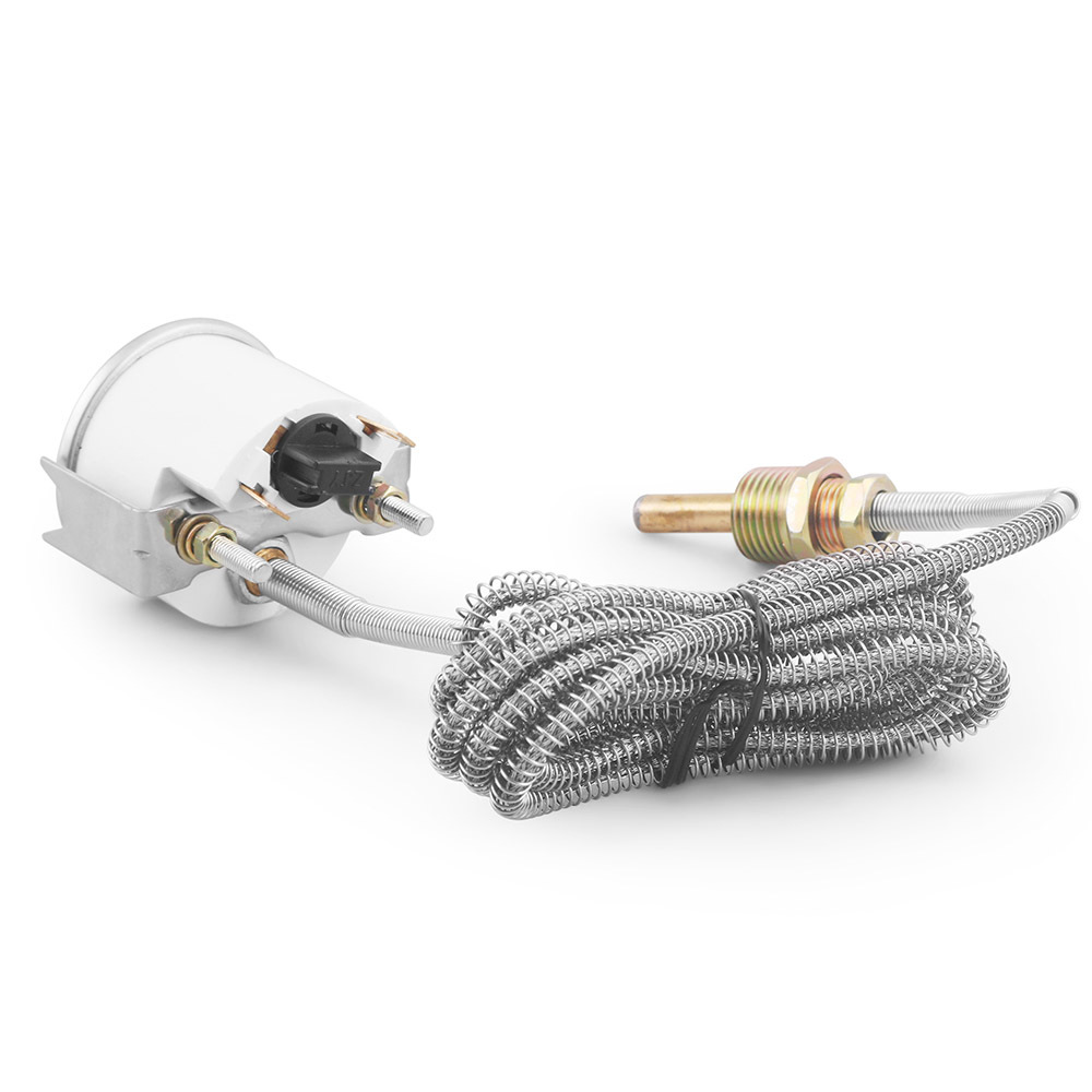 Car modification 2 inch 52mm mechanical water temperature gauge 40-120 ℃/100-250℉ 12V NPT 1/2