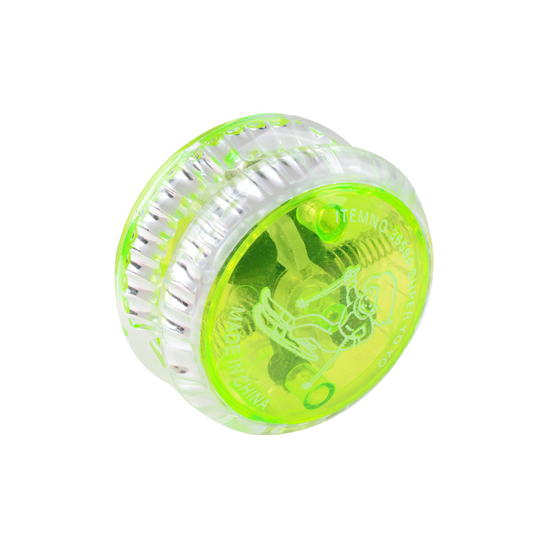 Luminous yo-yo pull line yo-yo children's luminous toy youyou ball educational small gift stall wholesale