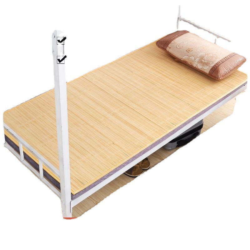 Летний мат для студентов, односпальный, бамбуковый