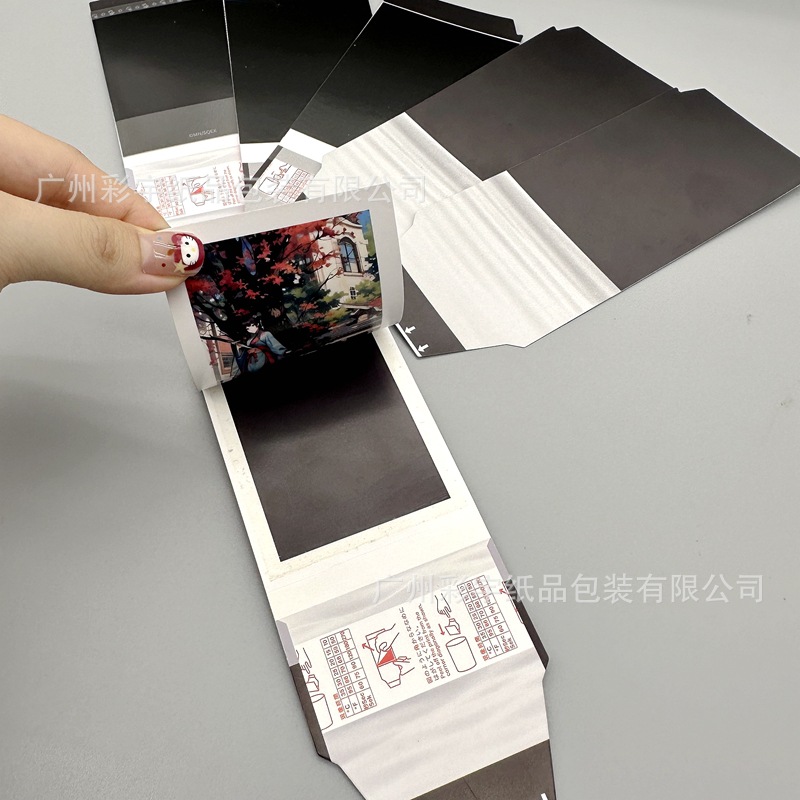 Custom Polaroid-Style Photo Cards with Anime Star Designs, Blind Box Surprise