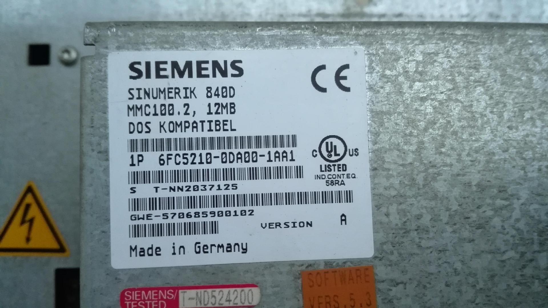 A046 * High 6Fc5203-0Ab10-0Aa1 Cnc System Operation Screen Xi