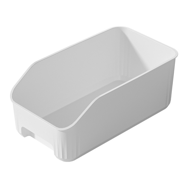 Household Plastic Storage Basket Kitchen Bathroom Desktop Storage Multifunctional Sundries Storage Pot Lid Seasoning Bottle Storage