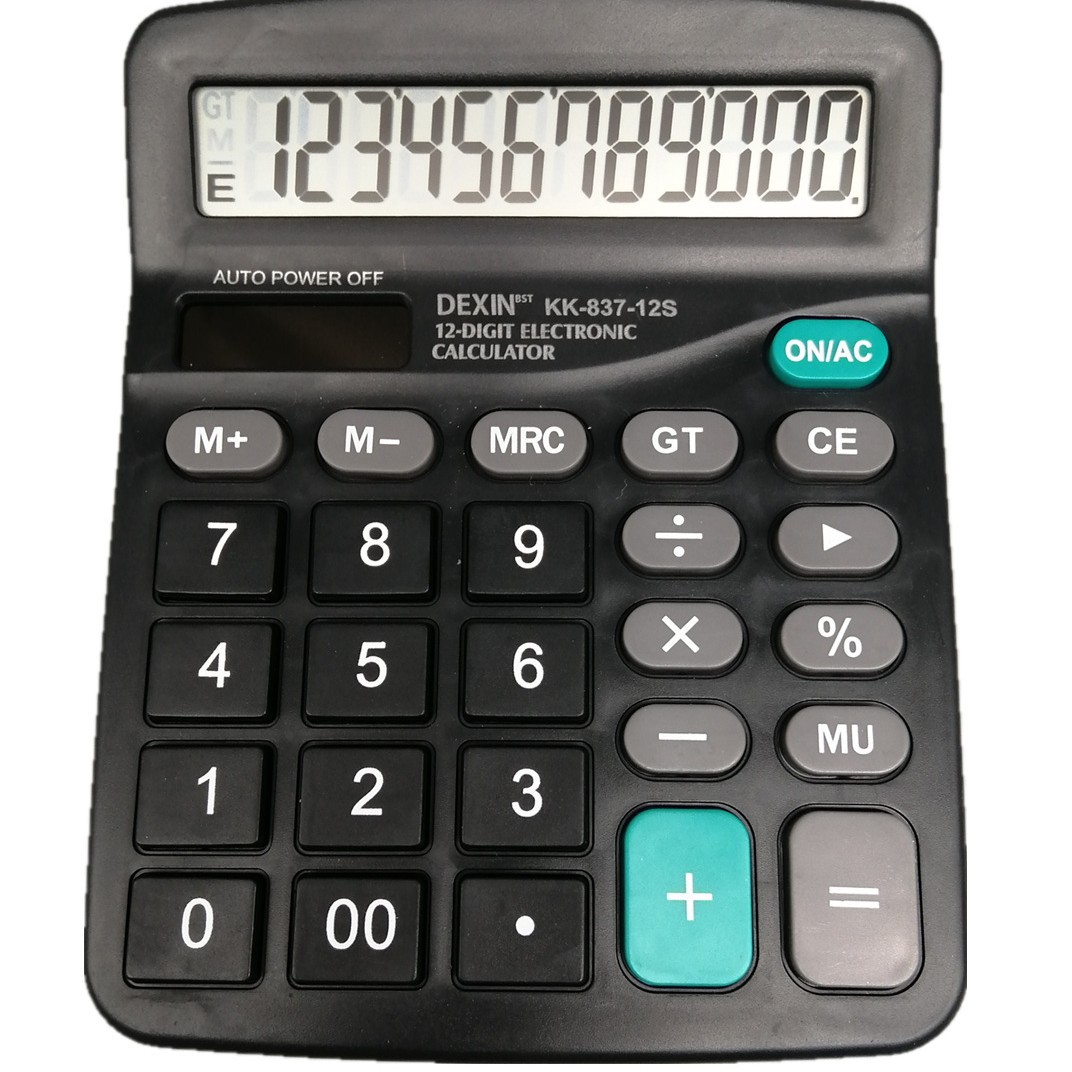 12-Bit Solar Calculator for Students Dual Power Supply Financial Office Accounting Special Computer Wholesale