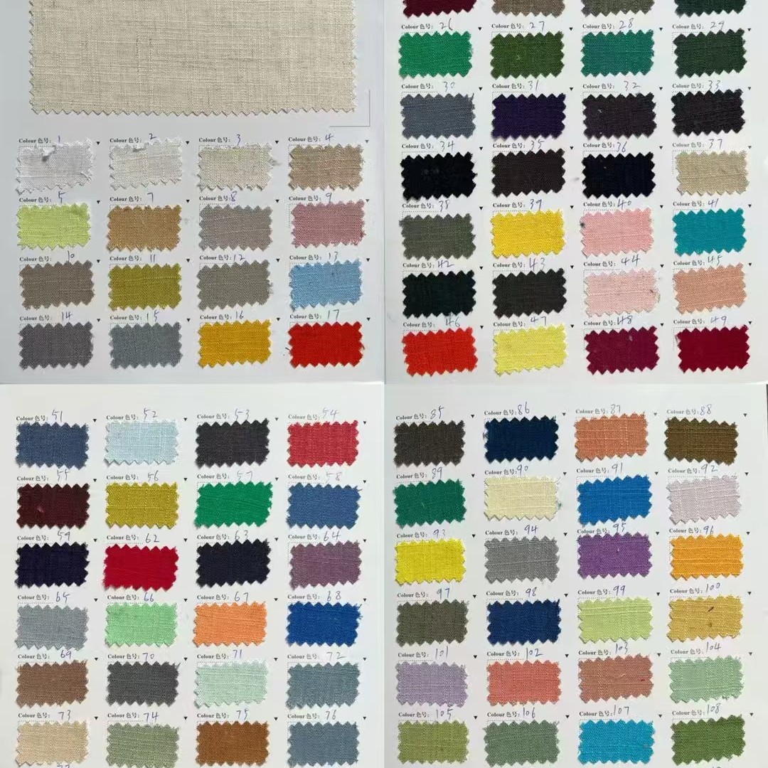 Cotton and Linen Fabrics, Bamboo Linen Sticky Fabrics, Linen Cotton Blended Fabrics, Spring and Summer Shirts and Pants Fabrics