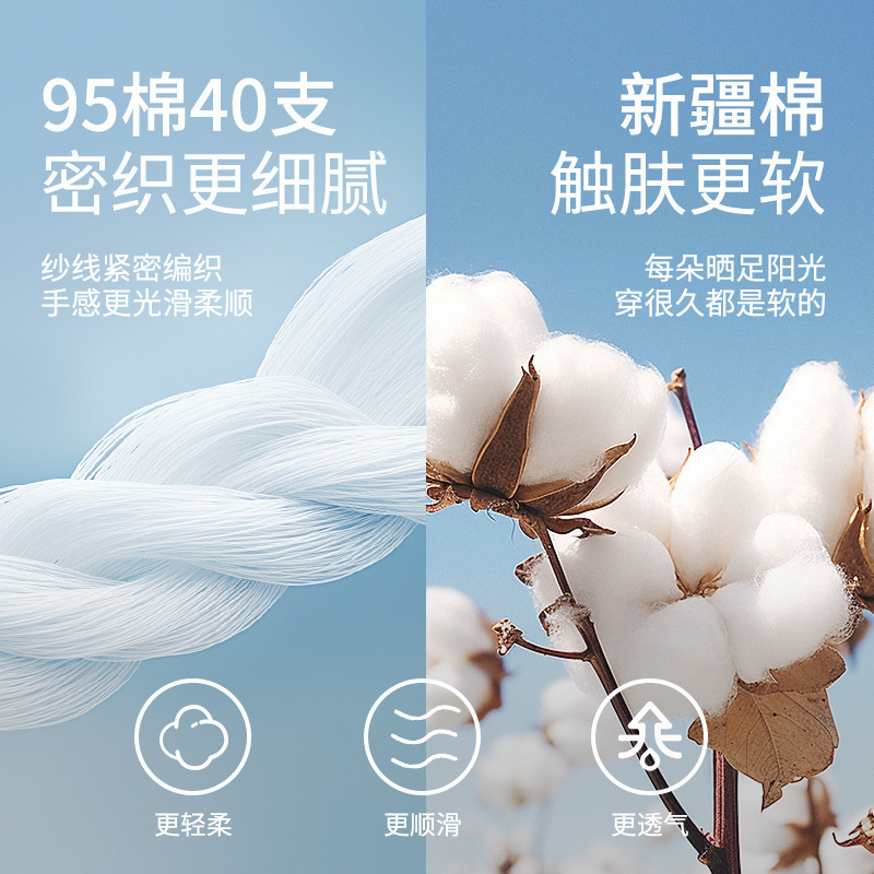 Yatmao's Same Style Postpartum Clothing for Women after Childbirth, Breathable Cotton for All Seasons, Removable Breast Pads for Breastfeeding in Summer, Autumn and Winter