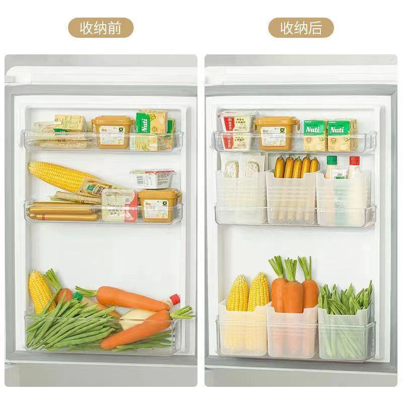 Refrigerator side door storage box egg Food Grade Ginger crisper household side inside storage kitchen freezing artifact