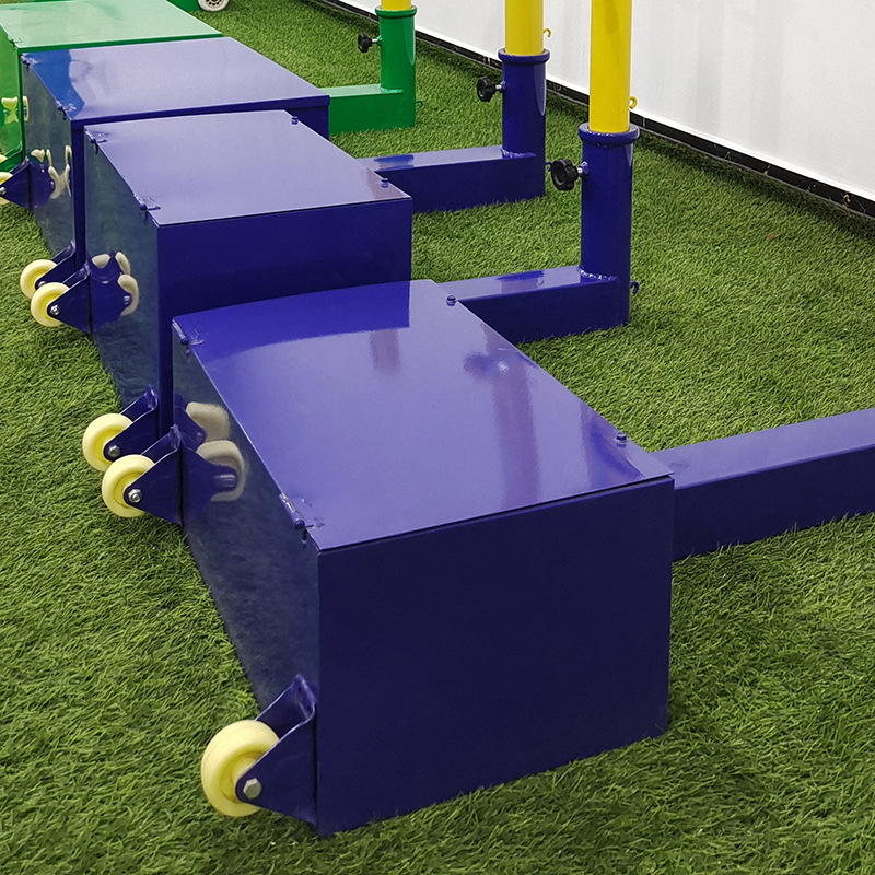 Cross-Border Manufacturer Wholesale Outdoor Mobile Tennis Post Portable Empty Box Tennis Post Competition Mobile Tennis Rack