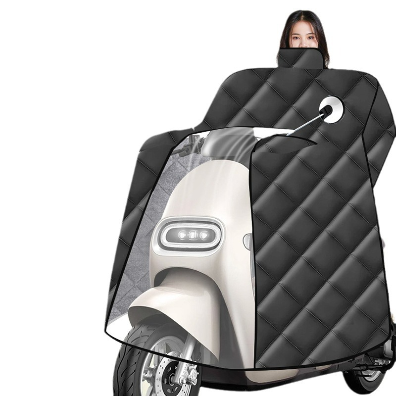 Factory wholesale electric car wind shield winter cold warm battery car cape neck shield increased