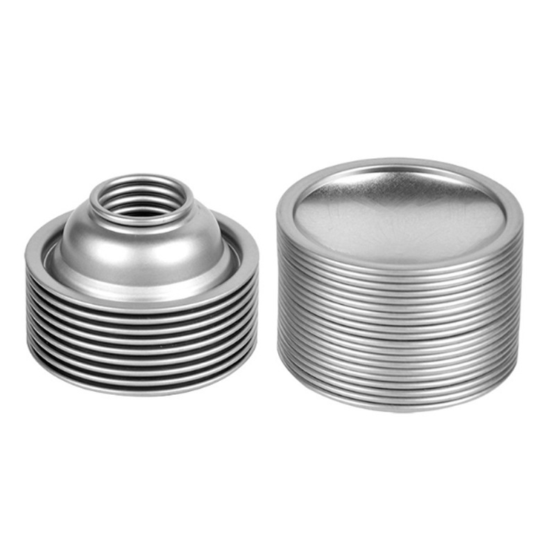 Tinplate can top and bottom cover plain iron diameter 65mm aerosol can white porcelain high head upper and lower cover spray can bottom cover