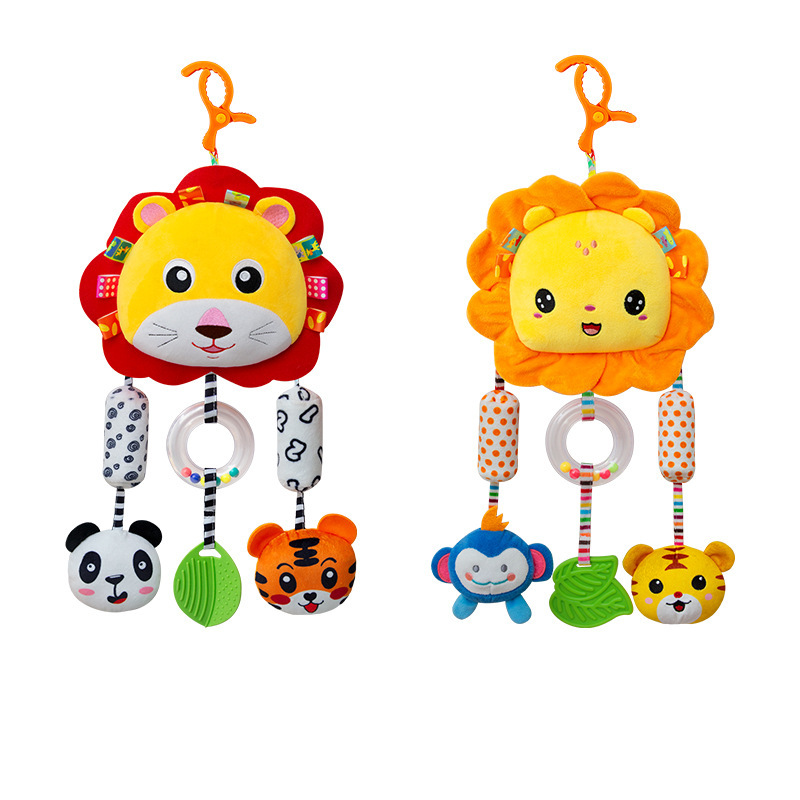 Bedside Rattle Car Comfort Bed Bell Suspension Type 0-1 Year Old Baby Safety Seat Baby Toy Cart Pendant