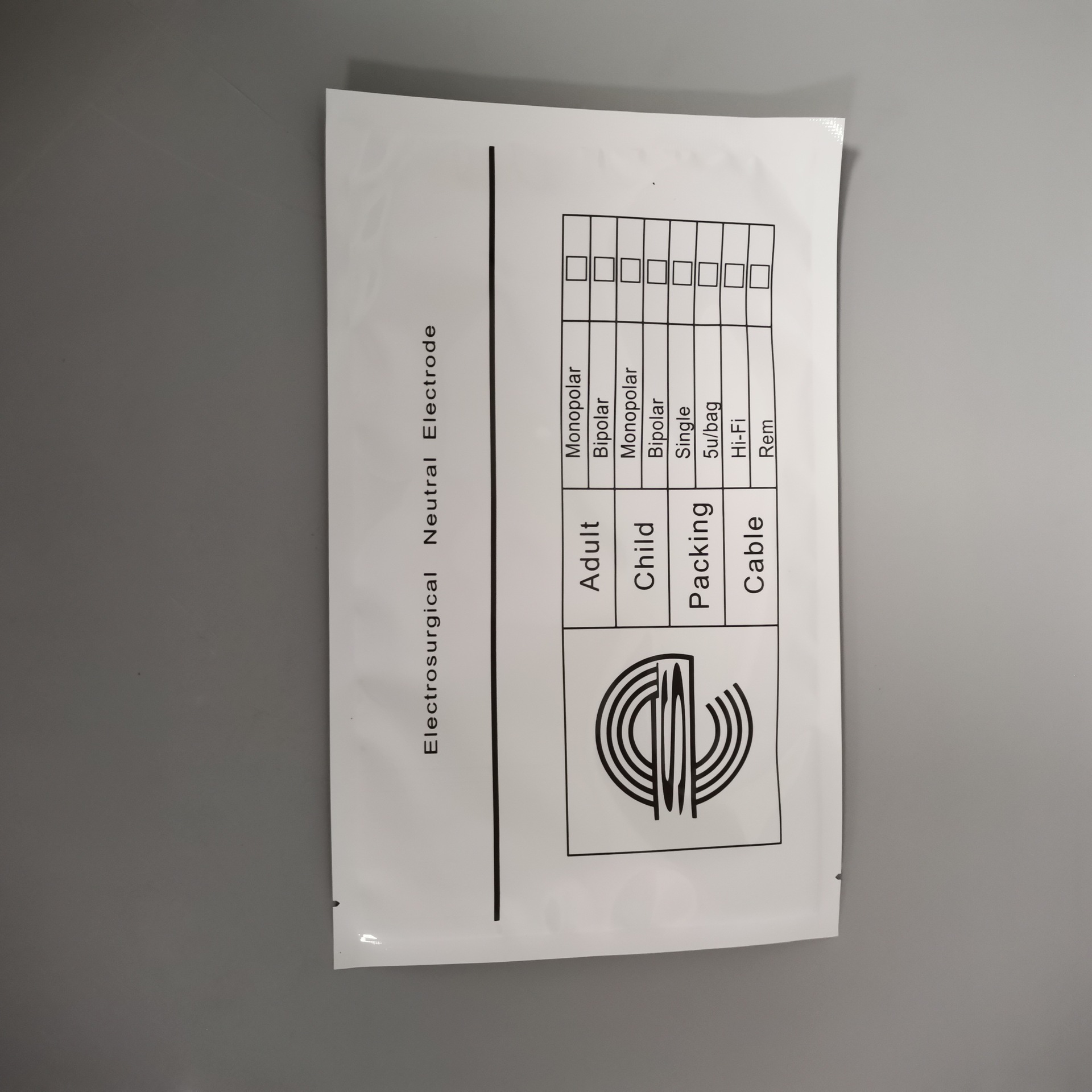 Unipolar Adhesive Negative Electrode Device Collagen Gun Thermage Radiofrequency Beauty Universal Anti-Aging Radiofrequency Beauty