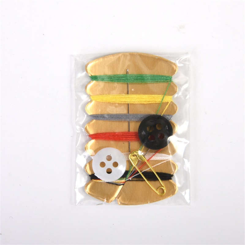 Household Portable Mini Colored Thread Sewing Kit DIY Sewing Kit Hotel Disposable Sewing Kit D11