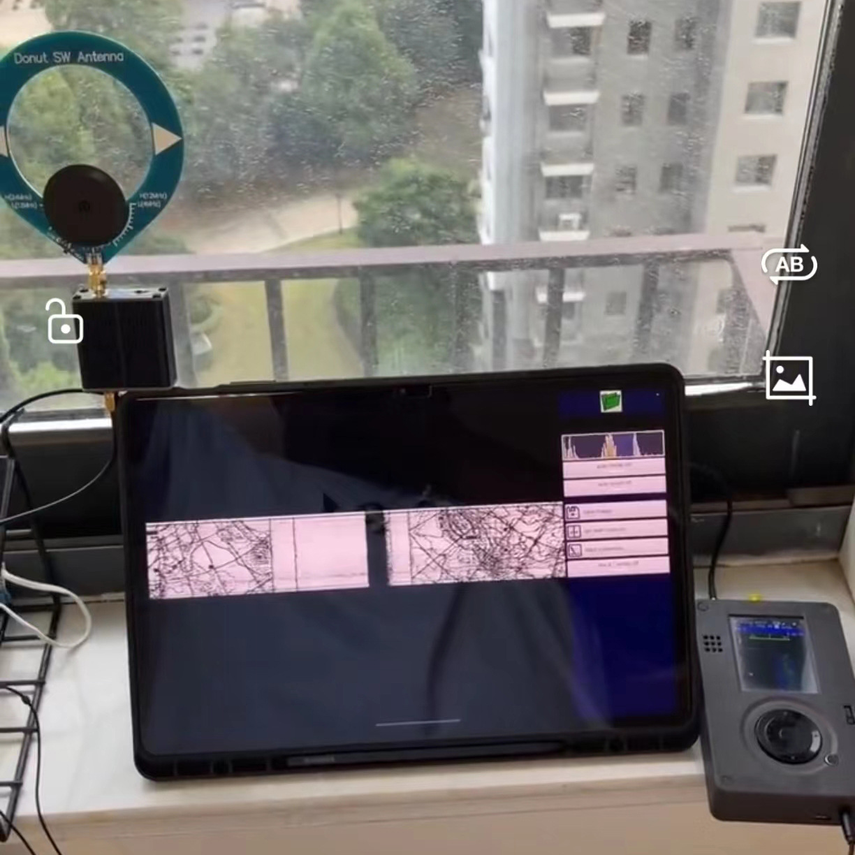 High resistance amplifier suitable for SDR walkie-talkie small loop antenna HackRF One,Donut antenna