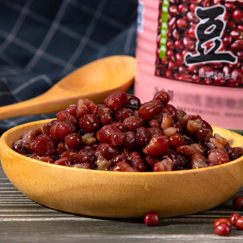 Taihu Merrill Lynch sugar water red bean can small canned dessert milk tea shop special sugar honey bean non-boiled red bean can