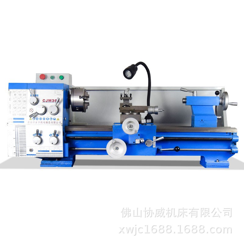 Huangshan Yongfeng CJM360 lengthened metal lathe industrial high precision ordinary multi-functional desktop machine tool