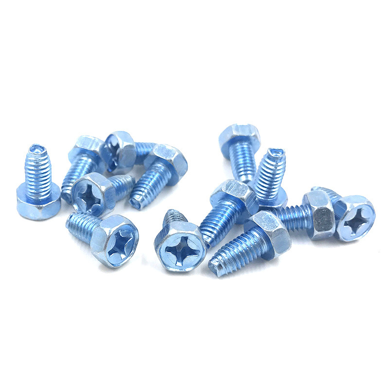 Gb/T6563 External Hexagonal Triangular Tooth Screw Cross Self-Tapping Locking Screw Cabinet Self-Locking Screw M5M6M8