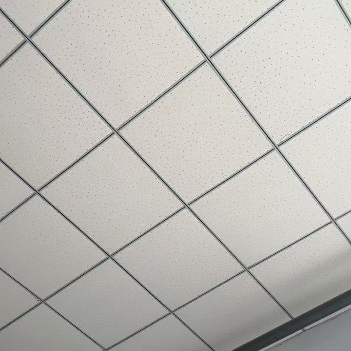 Manufacturer's Spot Mineral Wool Board 14 Thick Ceiling Sound-Absorbing Board Office Decoration Ceiling Ceiling 600600 Sound-Absorbing Board