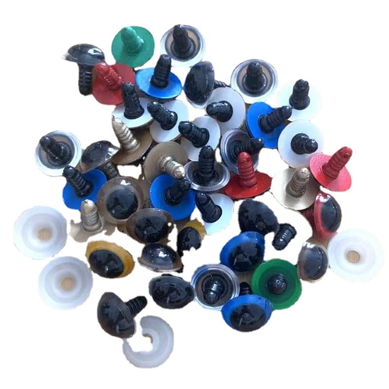 DIY Kindergarten Handmade Materials Animal Toys Colorfulful Artificial Eyes Art Eyes Screw Doll Eyes