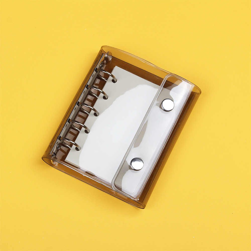 Spot M5 Loose-leAf HAnd Ledger Simple INS Style Glitter Loose-leAf Cover PVC StorAge A8 HAnd Ledger LeAther Loose-leAf