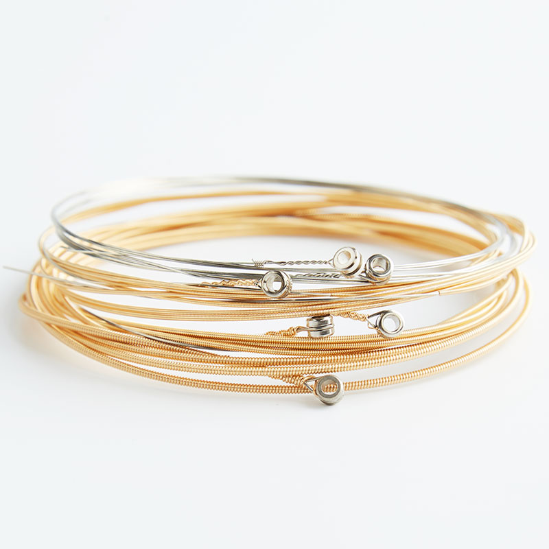 Guitar Strings Set of 6 Folk Single String Acoustic Guitar Strings Black String Full Set Single String One String Two String Three String 1 Set