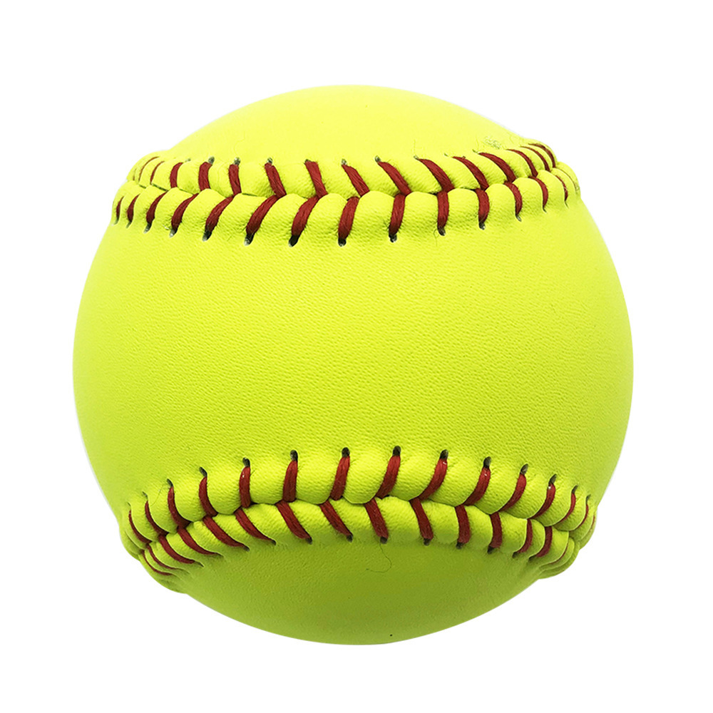 Source Manufacturer Cowhide Softball Professional Competition Softball Hard Cowhide Softball Customized Pvc Soft Softball