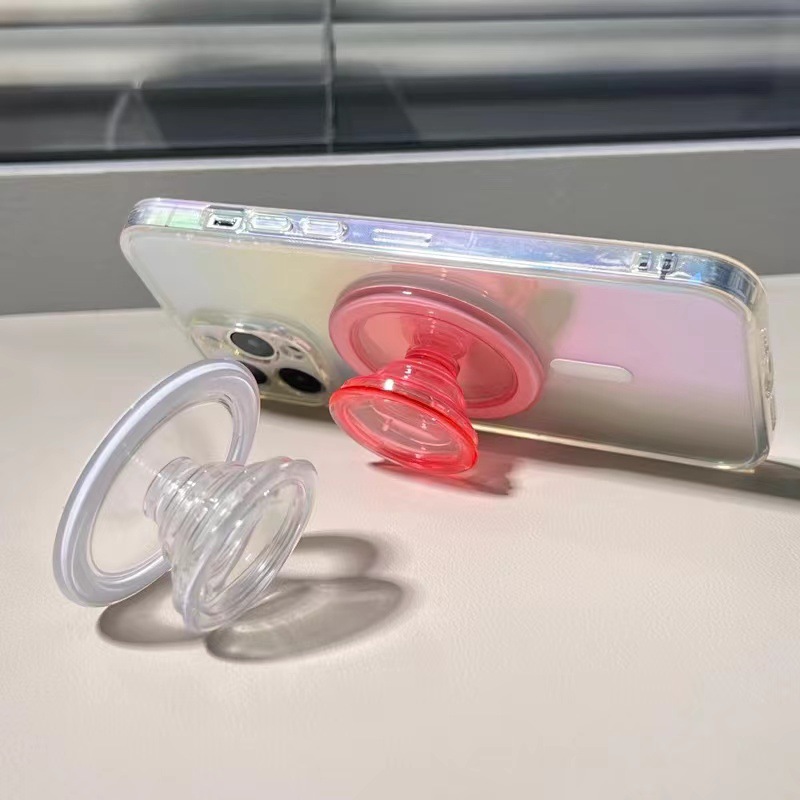 Ultra-transparent Magnetic Bracket Multifunctional Simple Magnetic Airbag Bracket Universal Mobile Phone Bracket Lazy Bracket