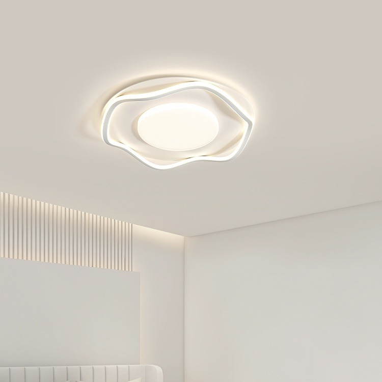 Cream style minimalist living room main light 2024 New cloud ceiling light smart eye protection lamp combination whole house package