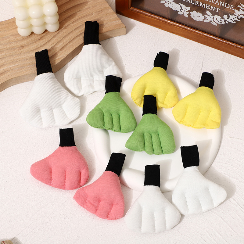 New Three-Dimensional Cotton-Filled Palm Clothing Accessories, Cotton-Filled Feet Plush Dolls, Cotton-Filled Feet Clothing Accessories