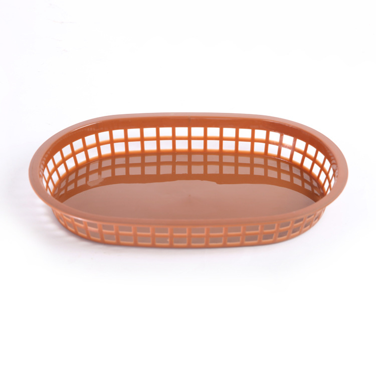 Factory direct supply Europe and the United States hot fried chicken basket snack basket fruit basket plastic runway French fries hamburger bread basket