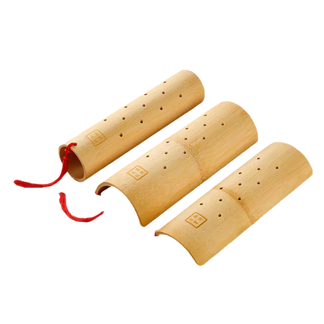 Bamboo Pillow for Adults, Cervical Spine Relief and Health Care, Bamboo Hard Pillow, Neck and Waist Support Pillow, Waist Support, Stretching, Anti-Arch Correction, Traction Pillow