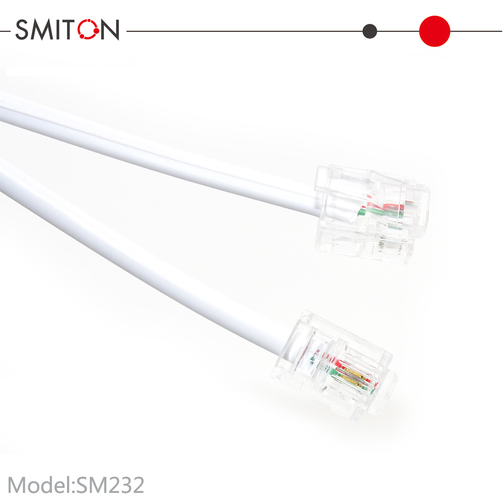 sm232 supply telephone line telephone jumper wholesale RJ11 telephone line V telephone line 5 m