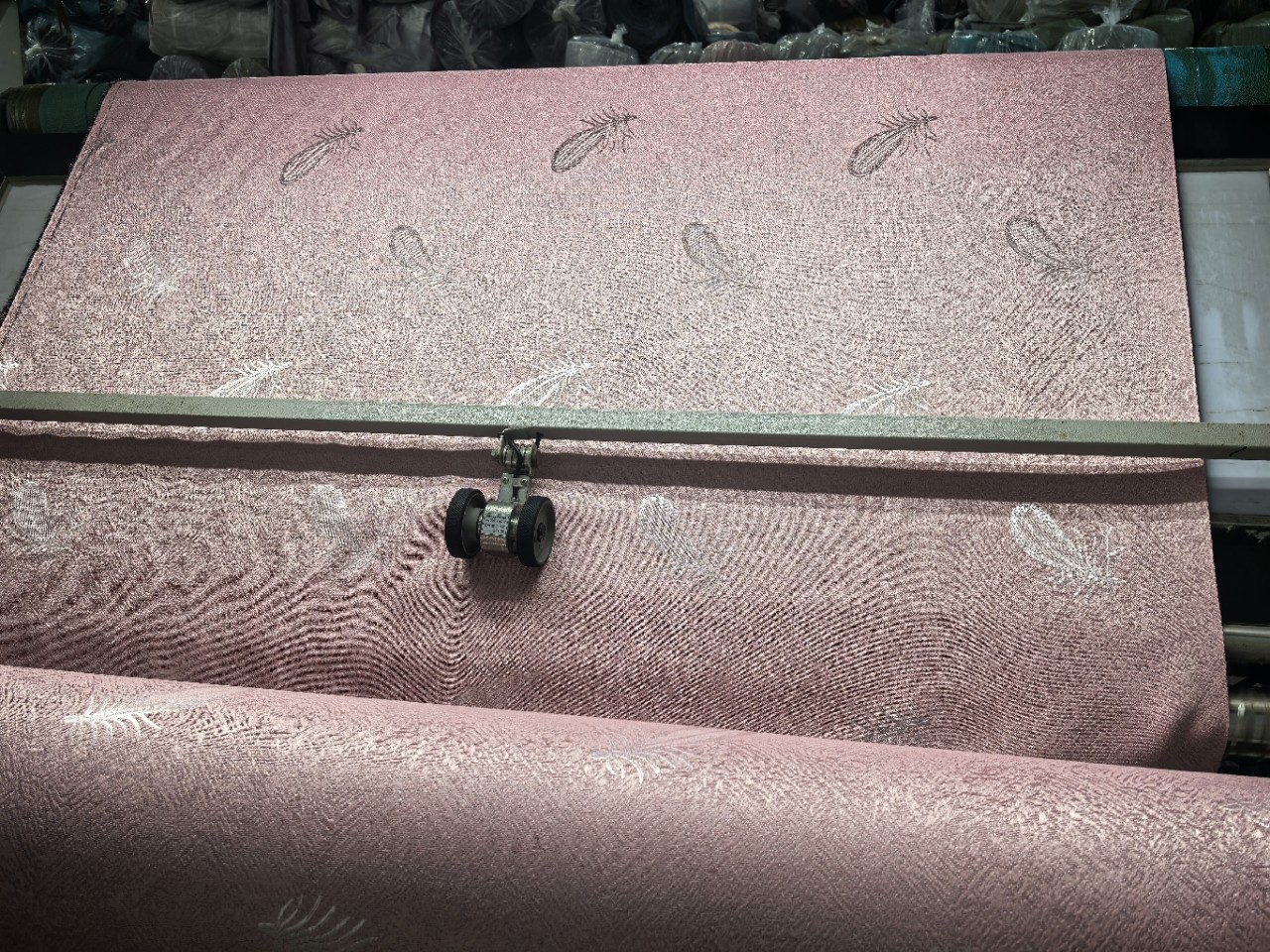 Custom-Made High-Rise Curtains 3.2m High Diamond Jacquard Blackout Fabric Special Clearance Inventory Curtain Fabric Wholesale