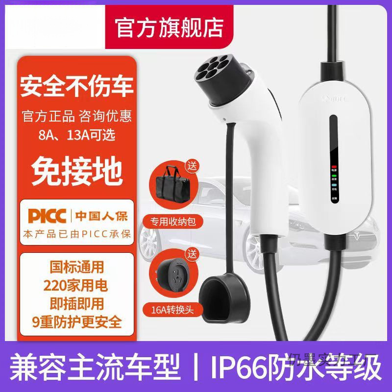 2025 New Energy Vehicle Charging Electric Vehicle Charging Gun Pile Portable Universal Household Byd