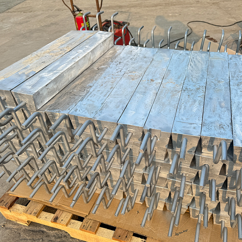 Marine Zinc Anode, Underground Pipeline Welded Zinc Anode, Cathodic Protection Material Bracket Type Sacrificial Anode